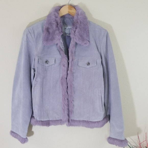 Wilsons Leather Jackets & Blazers - Wilson Leather Maxima Lavender/Mauve Suede Jacket